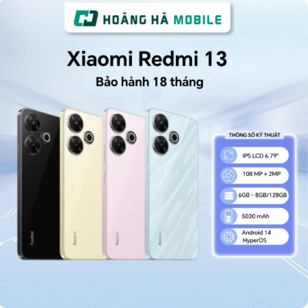 Điện thoại Xiaomi Redmi 13 (6GB/128GB) - Chính Hãng