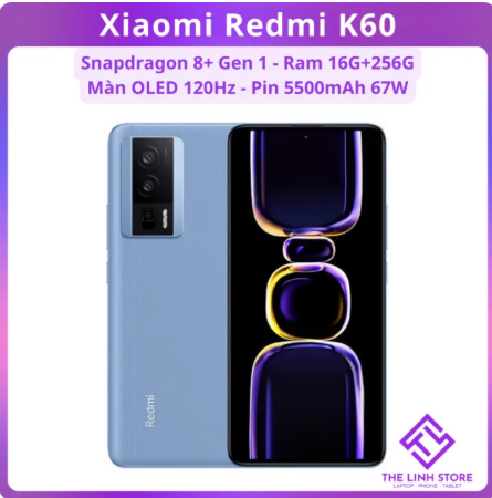 Xiaomi Redmi K60 Phone - Snapdragon 8+ Gen 1 120Hz Oled Screen
