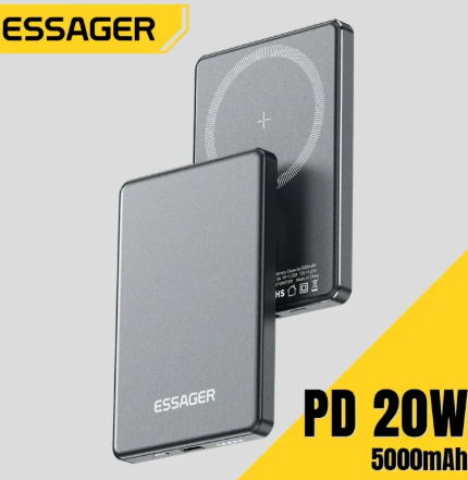 Essager Thin Wireless Power Bank 5000mAh Fast Charge Powerbank M