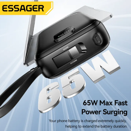 Essager Type-C 65W 20000mAh Digital Display Power Banks Portable