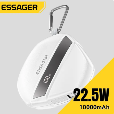 Essager 10000mAh Digital Expansion Cable Mobile Power Bank 22.5W