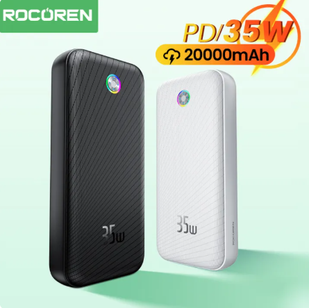 Rocoren Sạc dự phòng Power bank Rocoren PD35W 30000mah pin dự ph