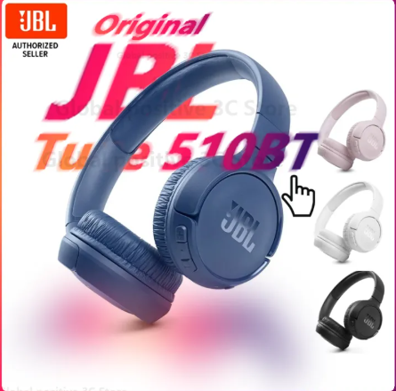 For Original JBL TUNE 510BT Wireless On-Ear Headphone T510BT Pur