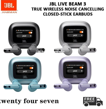 For JBL LIVE BEAM 3 TRUE WIRELESS NOISE-CANCELLING EARBUDS WITH