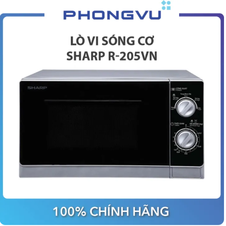 Lò vi sóng cơ Sharp R-205VN - Bảo hành 12 tháng