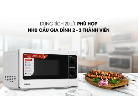 Lò vi sóng Toshiba ER-SM20(W1)VN Thái Lan - Hàng Chính Hãng