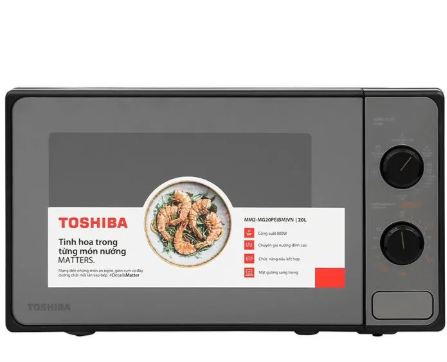 LÒ VI SÓNG CÓ NƯỚNG TOSHIBA 20 LÍT MM2-MG20PE(BM)VN