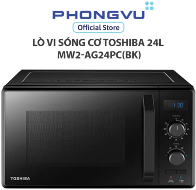 Lò vi sóng có nướng Toshiba MW2-AG24PC(BK) - Bảo hành 12 tháng