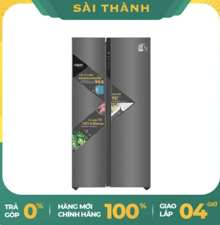 [HCM] Tủ lạnh Aqua Inverter 541 lít AQR-S541XA(BL) - Bảo hành ch