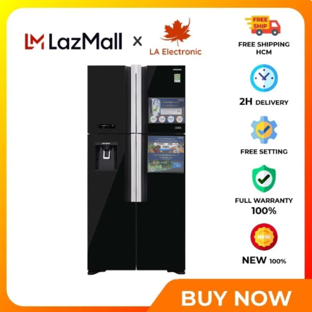 Tủ lạnh Hitachi Inverter 540 lít R-FW690PGV7(GBK) - Lấy nước bên