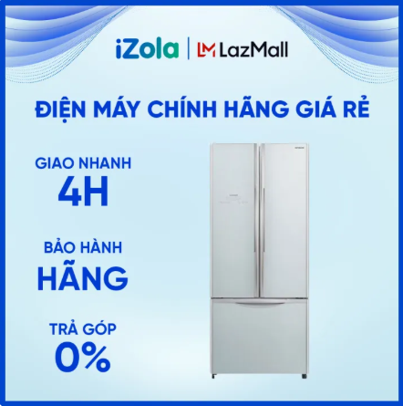 [GIAO TẠI HCM] Tủ lạnh Hitachi 382 lít R-WB475PGV2(GPW)