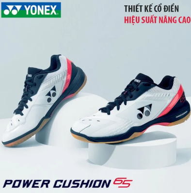 Giày thể thao cầu lông Yonex SHB 65Z3 màu trắng đen, giày thể th