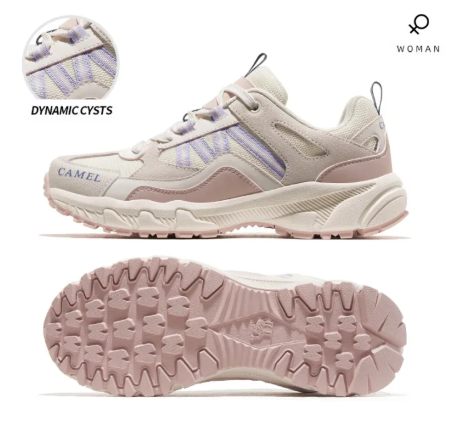 Camel Outdoor Women's Hiking Shoes Non-slip Wear-resistant Walki