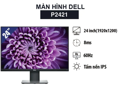 Màn hình máy tính Dell P2421 24inch | IPS | Full HD | 60hz