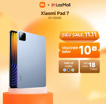 Máy tính bảng Xiaomi Pad 7 (8+128GB) | Màn hình 11.2'' 3.2K 144H