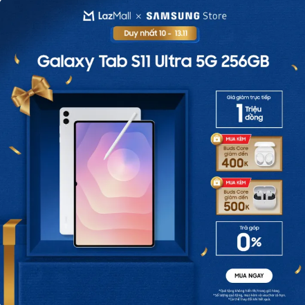 Máy tính bảng Samsung Galaxy Tab S11 Ultra 5G 12GB/256GB