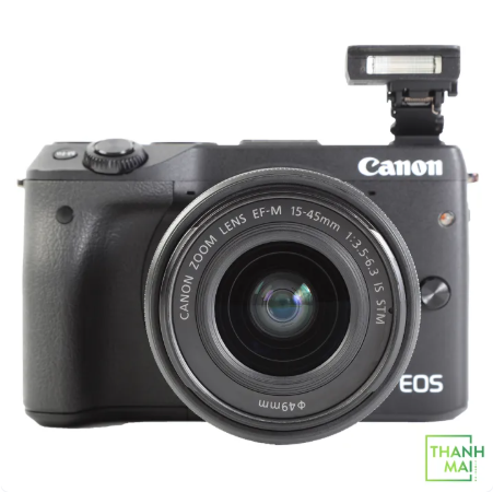 Máy ảnh Canon EOS M3 kit EF-M15-45mm f/3.5-6.3 IS STM (Black)