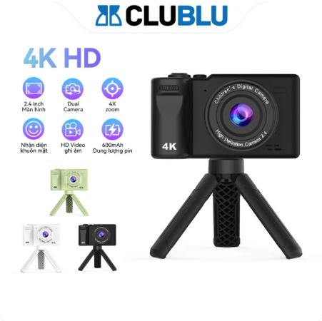 CLUBLU- Máy Ảnh Kỹ Thuật Số Mini Q-9 Camera Digital Selfie Có Gi
