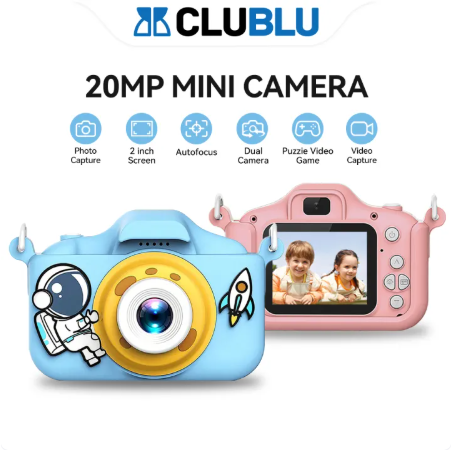 CLUBLU- Máy Ảnh Kỹ Thuật Số Mini Cho Bé Camera-008 Digital HD Cu