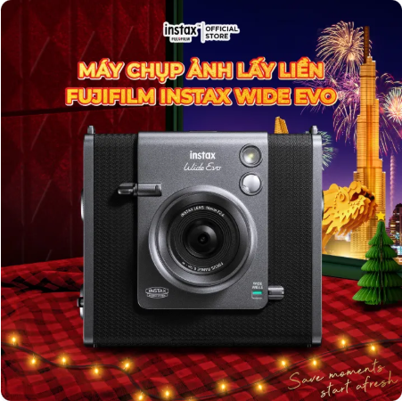 Máy Ảnh Lấy Liền Fujifilm Instax WIDE Evo – Bảo Hành 12 Tháng