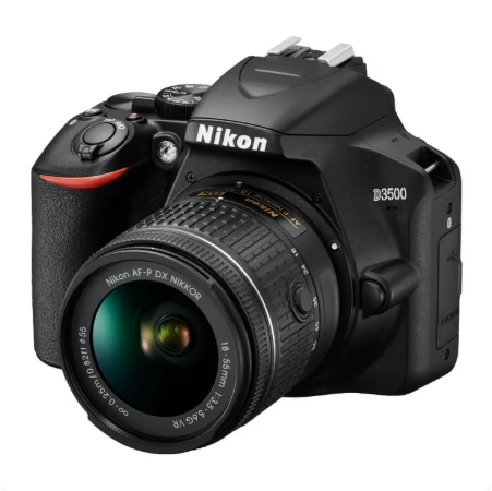 Nikon D3500 + AF-P DX 18-55 VR Kit (Black)