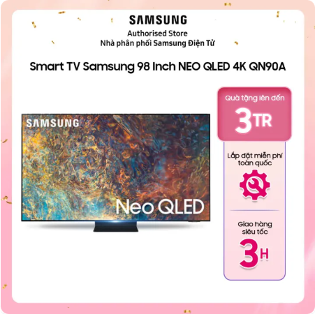 QA98QN90AA - Smart Tivi Samsung 4K NEO QLED 98 inch QA98QN90AAKX