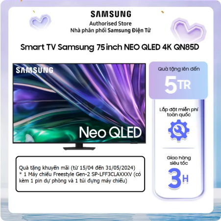 [NEW 2024][Giao hàng và lắp đặt nội thành phố HCM trong 2H] 75QN