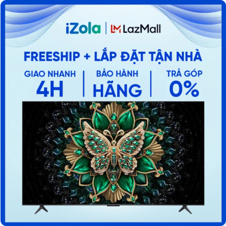 [GIAO TẠI HCM] 75C6K - Google Tivi QD-Mini LED TCL AI 4K 75 inch